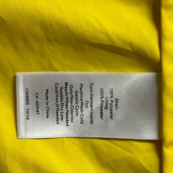 Talbots Sp Lightweight Yellow Jacket - Picture 4 of 5